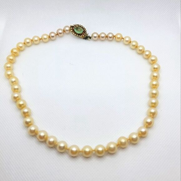 JOSEPH MAZER Vintage Faux Pearl Necklace - Picture 1 of 9